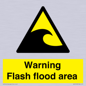 Warning Flash flood area